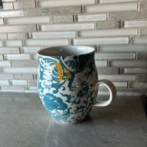 Anthropologie Homegrown Bird “b” Monogramm Mug